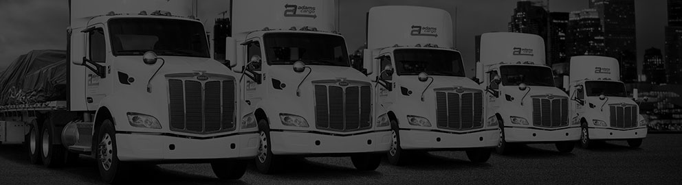 Adams Cargo diversified fleet of trucking equipment